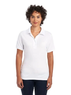 Jerzees Ladies' 5.6 Oz. SpotShield™ Jersey Polo 22 Jerzees Ladies' 5.6 Oz. SpotShield™ Jersey Polo -Jiffyshirts Sales Store 1680065996 437WR White front