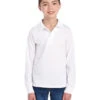 Jerzees Youth Unisex 5.6 Oz. SpotShield™ Long-Sleeve Jersey Polo