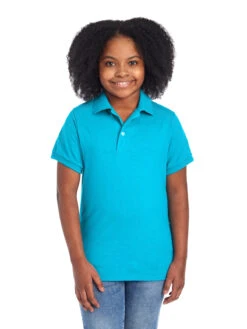 Jerzees Youth Unisex 5.6 Oz. SpotShield™ Jersey Polo 30 Jerzees Youth Unisex 5.6 Oz. SpotShield™ Jersey Polo -Jiffyshirts Sales Store 1680065996 437YR California Blue FRONT 0755 1200x1600
