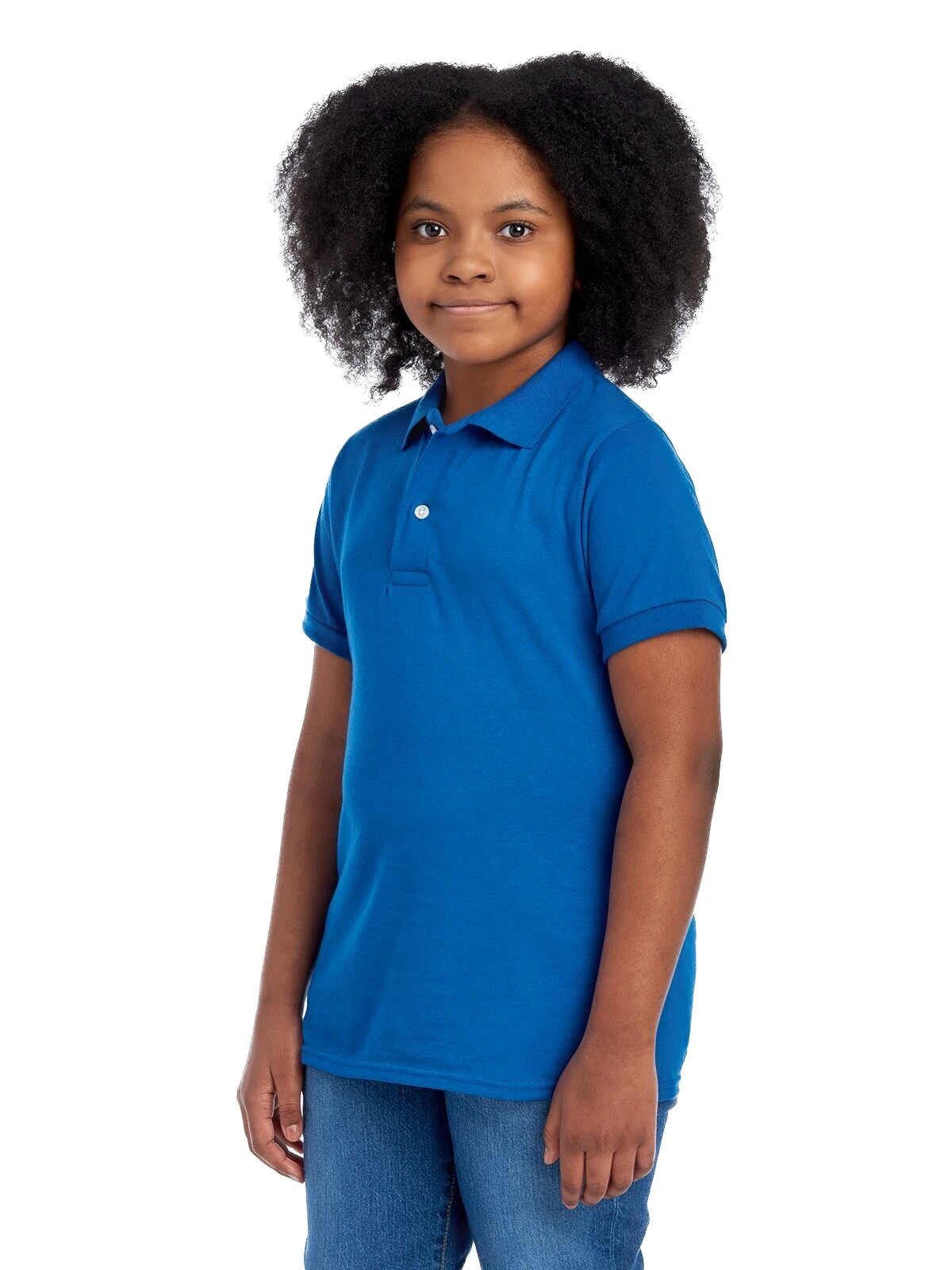 Jerzees Youth Unisex 5.6 Oz. SpotShield™ Jersey Polo 4 Jerzees Youth Unisex 5.6 Oz. SpotShield™ Jersey Polo - Image 2