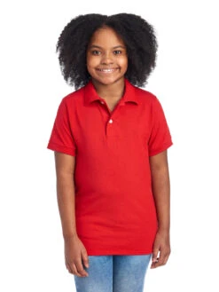 Jerzees Youth Unisex 5.6 Oz. SpotShield™ Jersey Polo 26 Jerzees Youth Unisex 5.6 Oz. SpotShield™ Jersey Polo -Jiffyshirts Sales Store 1680065996 437YR True Red FRONT 0699 1200x1600
