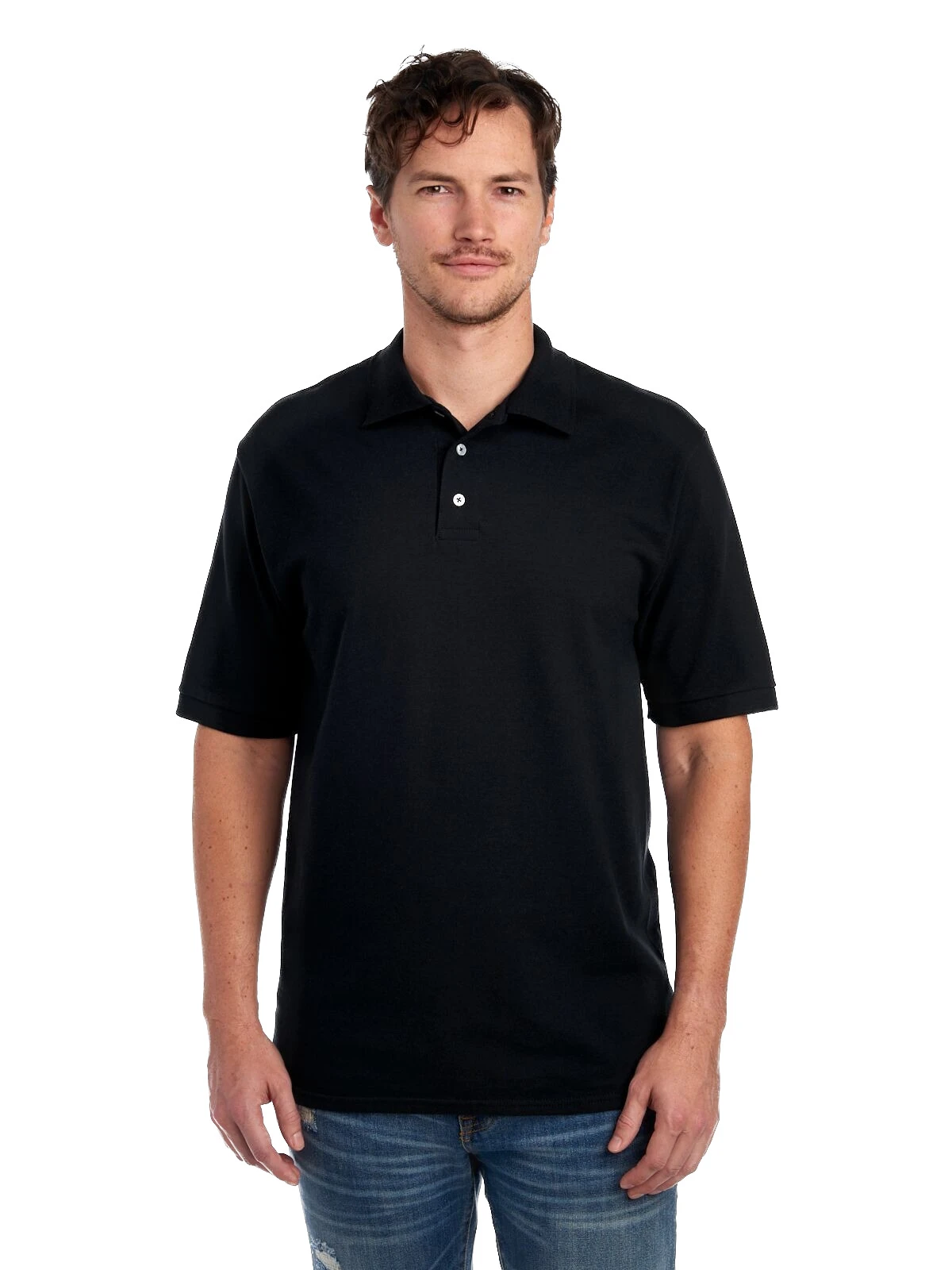 Jerzees Adult Unisex 6.5 Oz. Premium 100% Ringspun Cotton Piqué Polo 8 Jerzees Adult Unisex 6.5 Oz. Premium 100% Ringspun Cotton Piqué Polo - Image 6