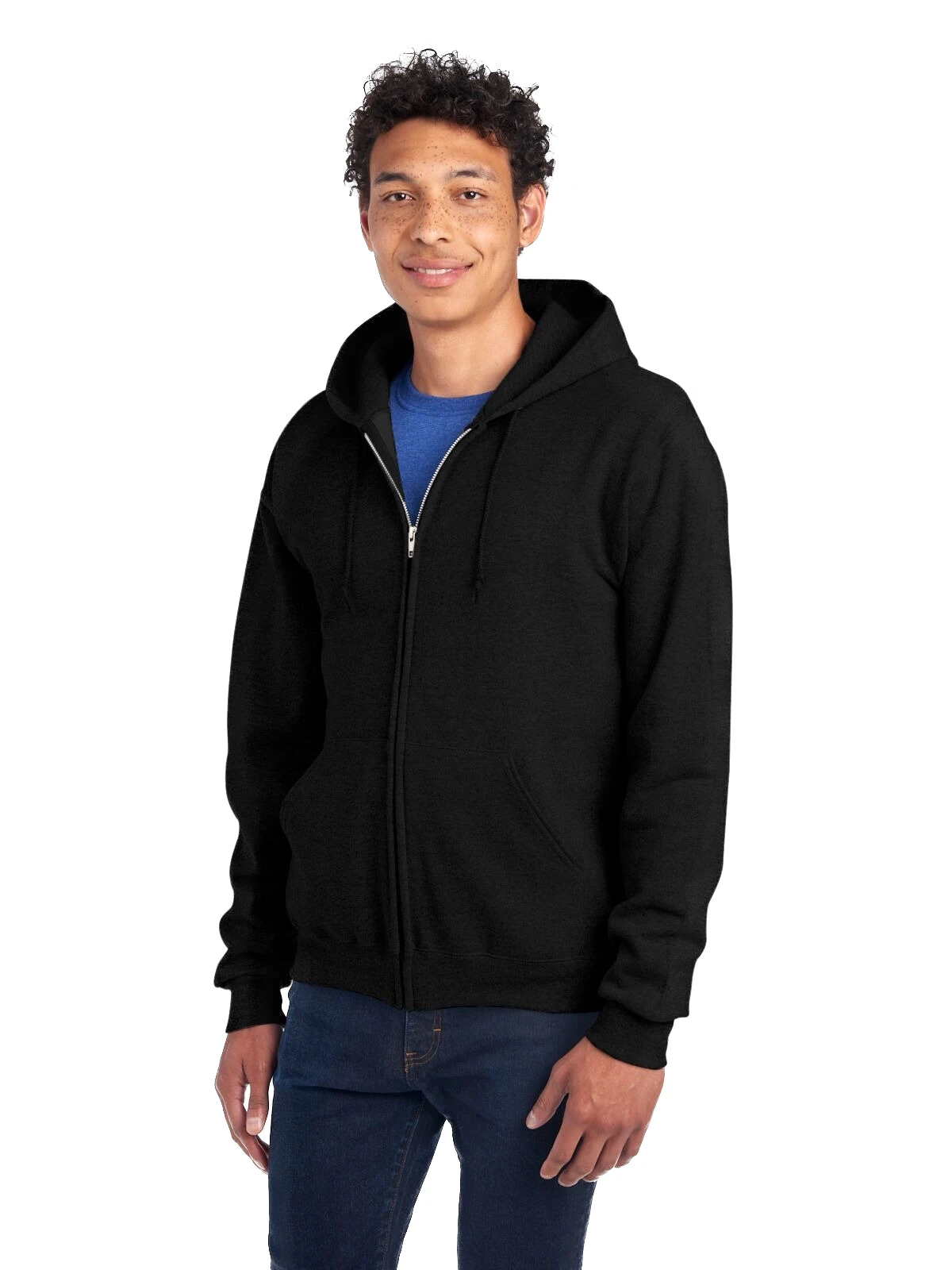 Jerzees Adult Unisex 9.5 Oz., Super Sweats® NuBlend® Fleece Full-Zip Hood 4 Jerzees Adult Unisex 9.5 Oz., Super Sweats® NuBlend® Fleece Full-Zip Hood - Image 2