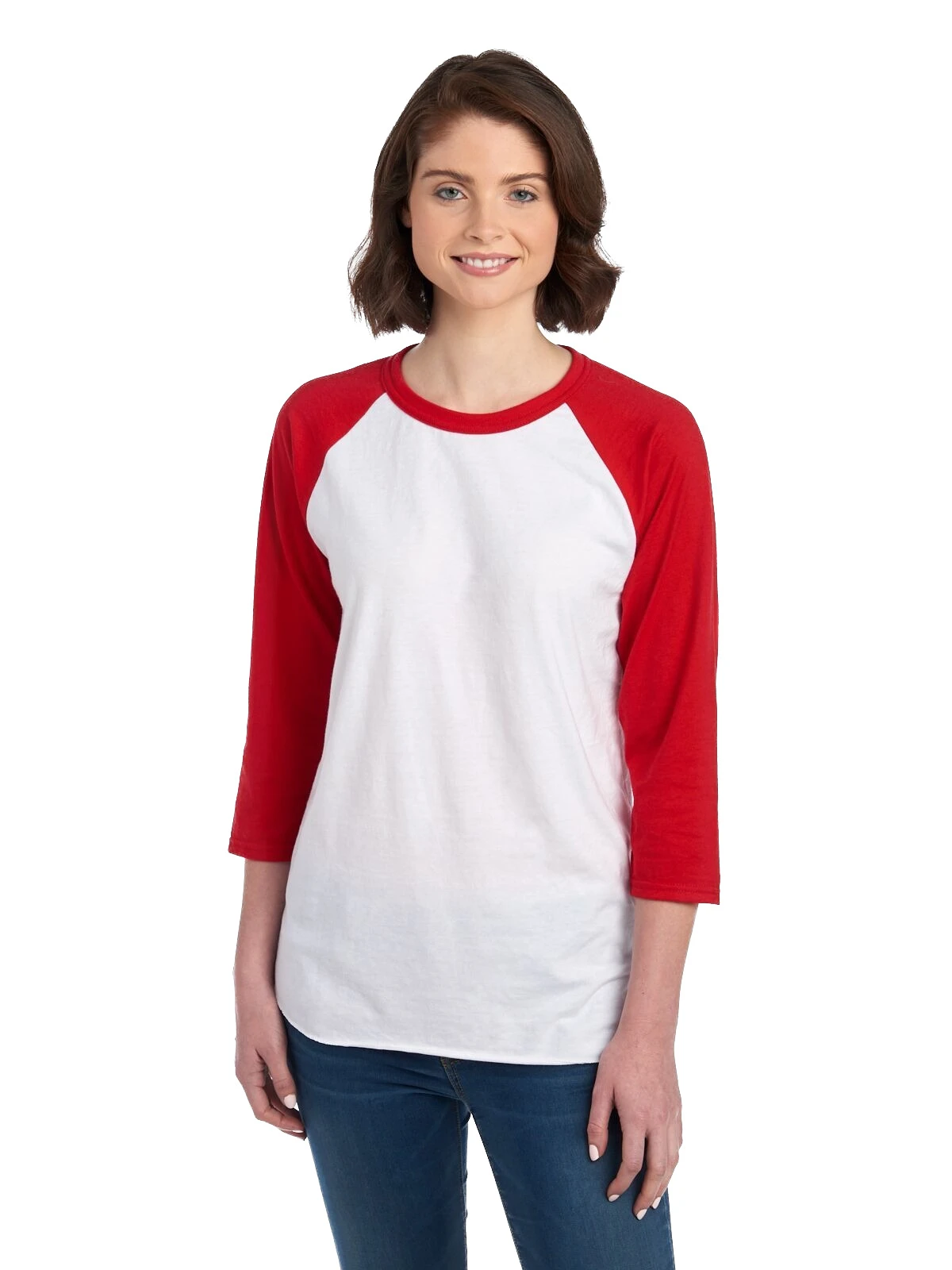 Jerzees Adult Unisex 5.2 Oz., Premium Blend Raglan Baseball T-Shirt 7 Jerzees Adult Unisex 5.2 Oz., Premium Blend Raglan Baseball T-Shirt - Image 5