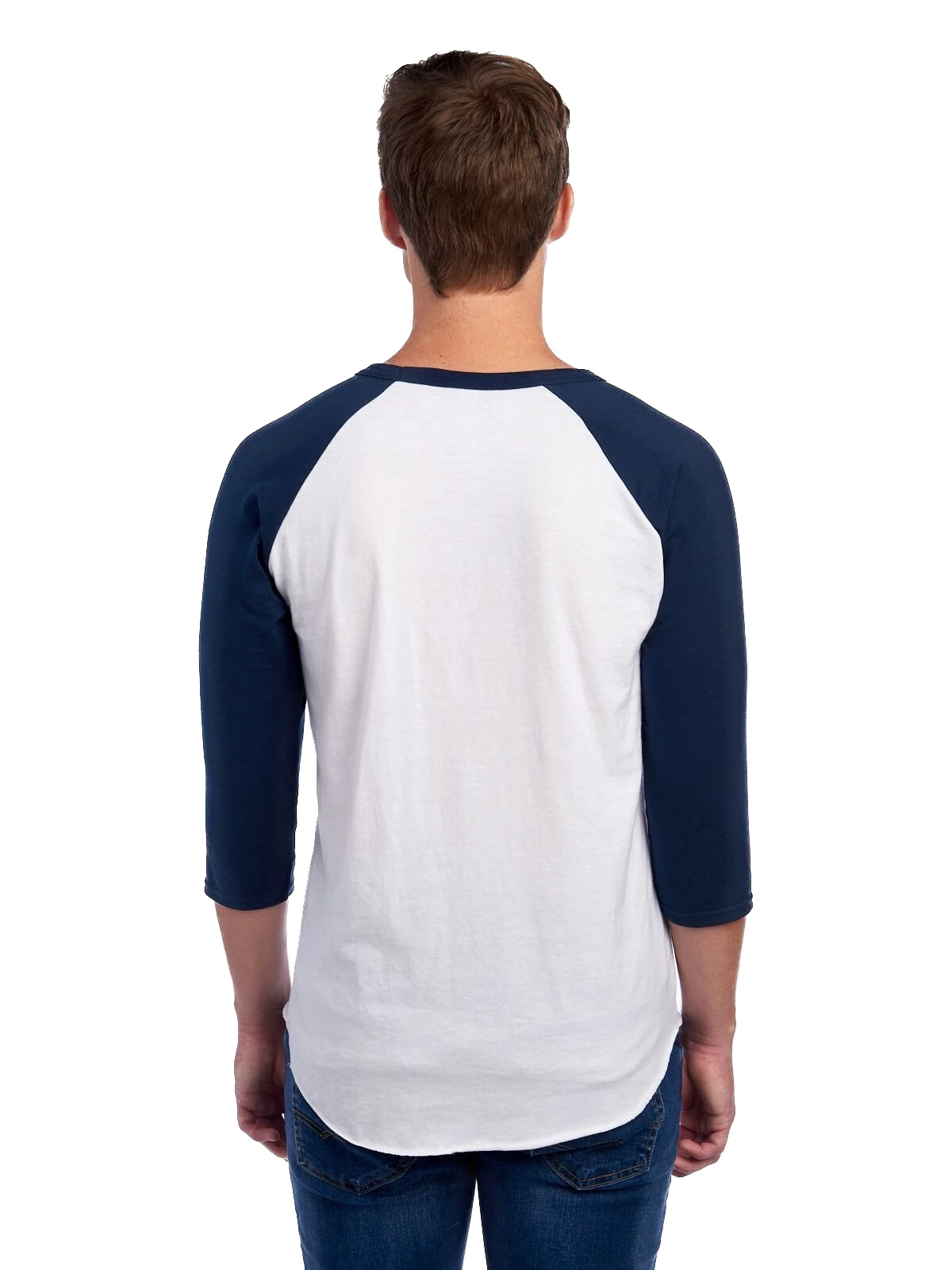 Jerzees Adult Unisex 5.2 Oz., Premium Blend Raglan Baseball T-Shirt 5 Jerzees Adult Unisex 5.2 Oz., Premium Blend Raglan Baseball T-Shirt - Image 3