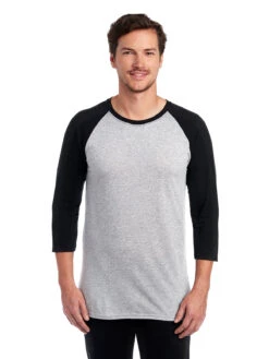 Jerzees Adult Unisex 4.5 Oz. TRI-BLEND Baseball Raglan
