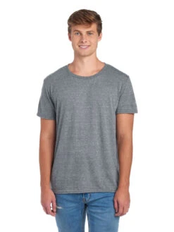 Jerzees Adult Unisex 5.2 Oz., Snow Heather T-Shirt 20 Jerzees Adult Unisex 5.2 Oz., Snow Heather T-Shirt -Jiffyshirts Sales Store 1680065996 88MR CharcoalSnowHeather front