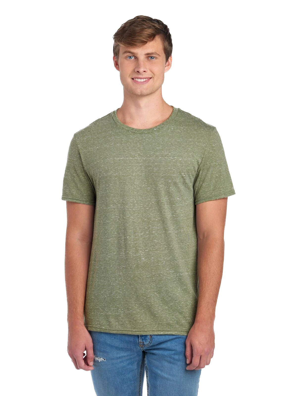 Jerzees Adult Unisex 5.2 Oz., Snow Heather T-Shirt 12 Jerzees Adult Unisex 5.2 Oz., Snow Heather T-Shirt - Image 10