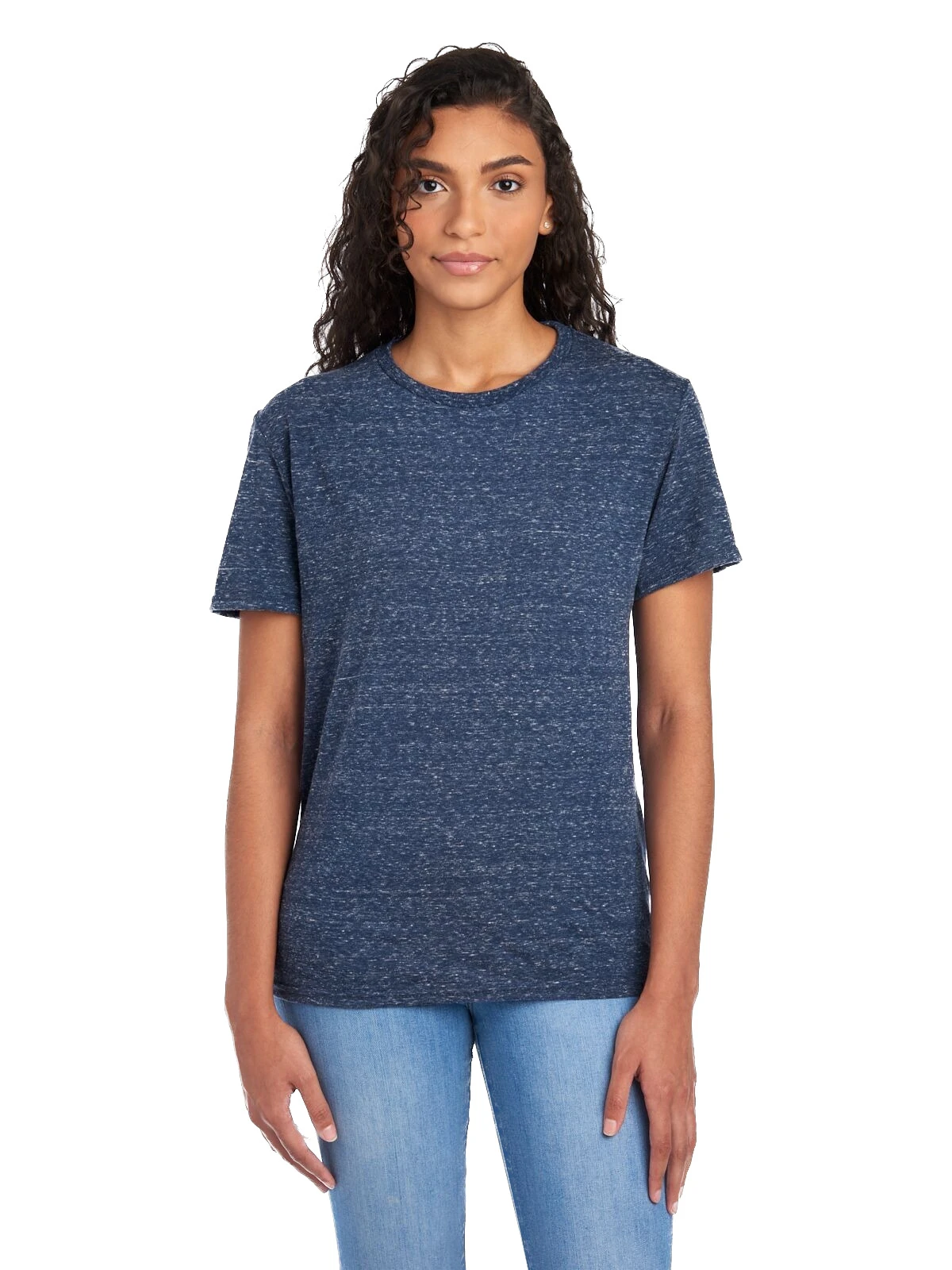 Jerzees Adult Unisex 5.2 Oz., Snow Heather T-Shirt 3 Jerzees Adult Unisex 5.2 Oz., Snow Heather T-Shirt