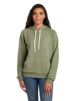 Jerzees Adult Unisex 7.2 Oz., Snow Heather Raglan Hood 20 Jerzees Adult Unisex 7.2 Oz., Snow Heather Raglan Hood -Jiffyshirts Sales Store 1680065996 90MR MilitaryGreenSnowHeather front