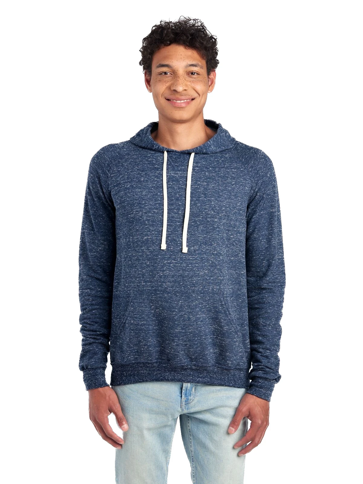 Jerzees Adult Unisex 7.2 Oz., Snow Heather Raglan Hood 13 Jerzees Adult Unisex 7.2 Oz., Snow Heather Raglan Hood - Image 11