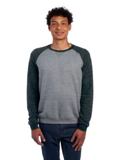 Jerzees Adult Unisex 7.2 Oz., Snow Heather French Terry Crewneck Sweatshirt 16 Jerzees Adult Unisex 7.2 Oz., Snow Heather French Terry Crewneck Sweatshirt -Jiffyshirts Sales Store 1680065996 91MR CharcoalSnowHeather BlackInkSnowHeather front