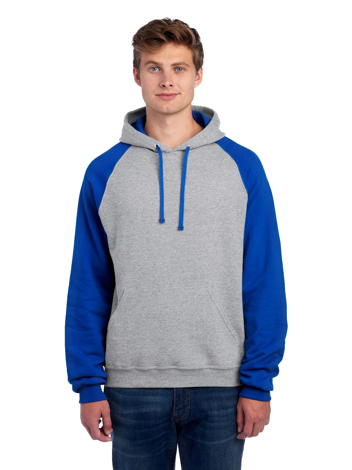 Jerzees Adult Unisex 8 Oz. NuBlend® Colorblock Raglan Pullover Hood 7 Jerzees Adult Unisex 8 Oz. NuBlend® Colorblock Raglan Pullover Hood - Image 5