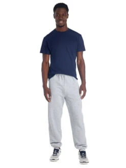 Jerzees Adult Unisex 8 Oz. NuBlend® Fleece Sweatpants 24 Jerzees Adult Unisex 8 Oz. NuBlend® Fleece Sweatpants -Jiffyshirts Sales Store 1680065996 973MR AthleticHeather front