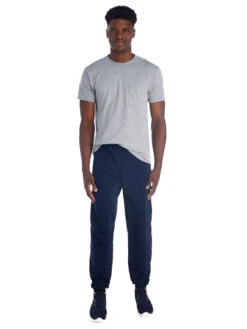 Jerzees Adult Unisex 8 Oz. NuBlend® Fleece Sweatpants 30 Jerzees Adult Unisex 8 Oz. NuBlend® Fleece Sweatpants -Jiffyshirts Sales Store 1680065996 973MR JNavy front