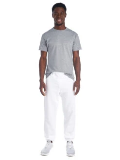Jerzees Adult Unisex 8 Oz. NuBlend® Fleece Sweatpants 22 Jerzees Adult Unisex 8 Oz. NuBlend® Fleece Sweatpants -Jiffyshirts Sales Store 1680065996 973MR White front