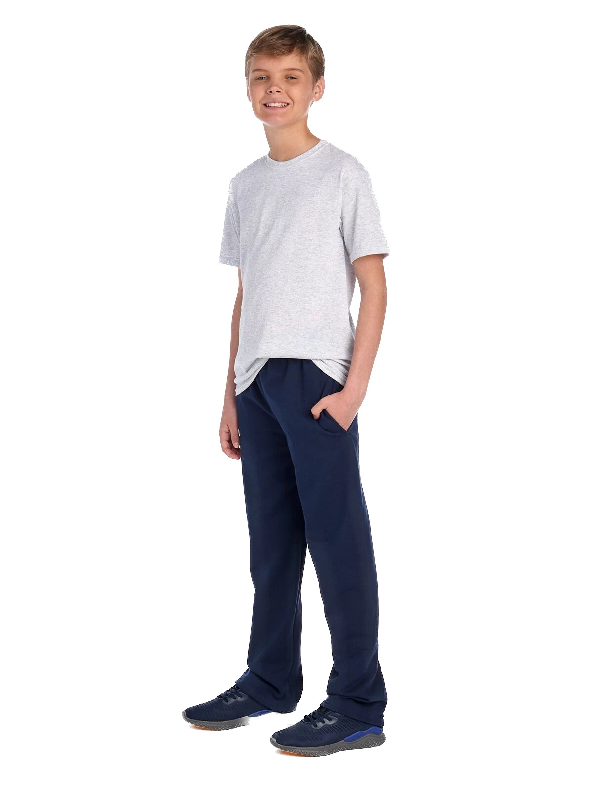 Jerzees Youth Unisex 8 Oz. NuBlend® Open-Bottom Fleece Sweatpants 5 Jerzees Youth Unisex 8 Oz. NuBlend® Open-Bottom Fleece Sweatpants - Image 3