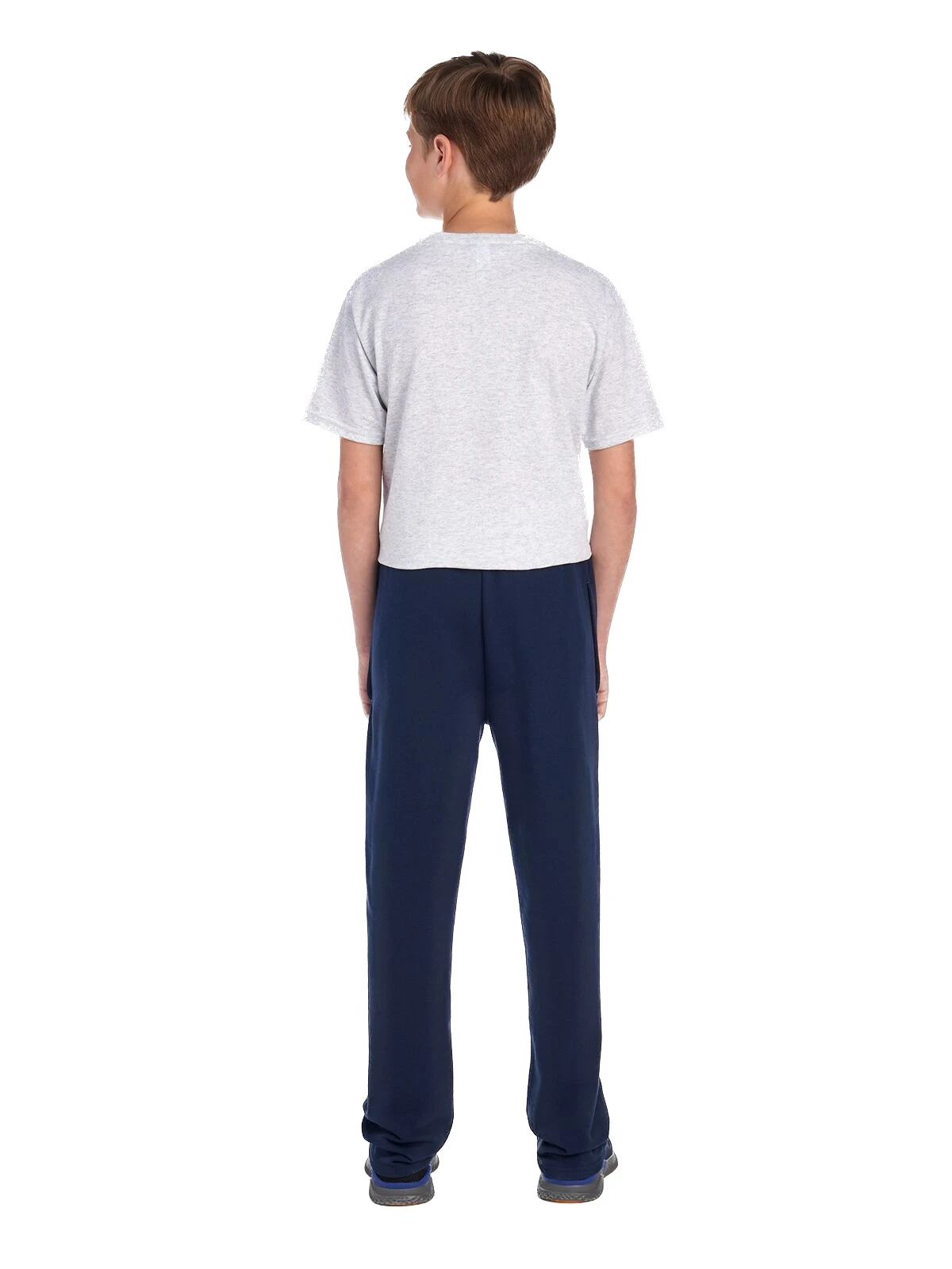 Jerzees Youth Unisex 8 Oz. NuBlend® Open-Bottom Fleece Sweatpants 6 Jerzees Youth Unisex 8 Oz. NuBlend® Open-Bottom Fleece Sweatpants - Image 4
