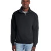 Jerzees Adult Unisex 8 Oz. NuBlend® Quarter-Zip Cadet Collar Sweatshirt 1 Jerzees Adult Unisex 8 Oz. NuBlend® Quarter-Zip Cadet Collar Sweatshirt -Jiffyshirts Sales Store 1680065996 995MR Black front
