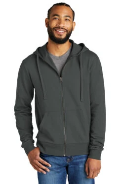 Unisex Organic French Terry Full-Zip Hoodie -Jiffyshirts Sales Store 168d782236815a