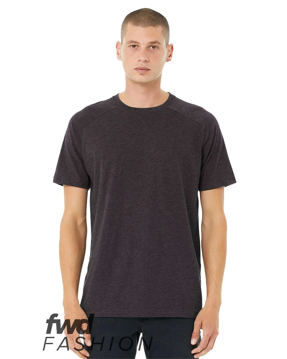 Men's Heather CVC Raglan T-Shirt 10 Men's Heather CVC Raglan T-Shirt - Image 8