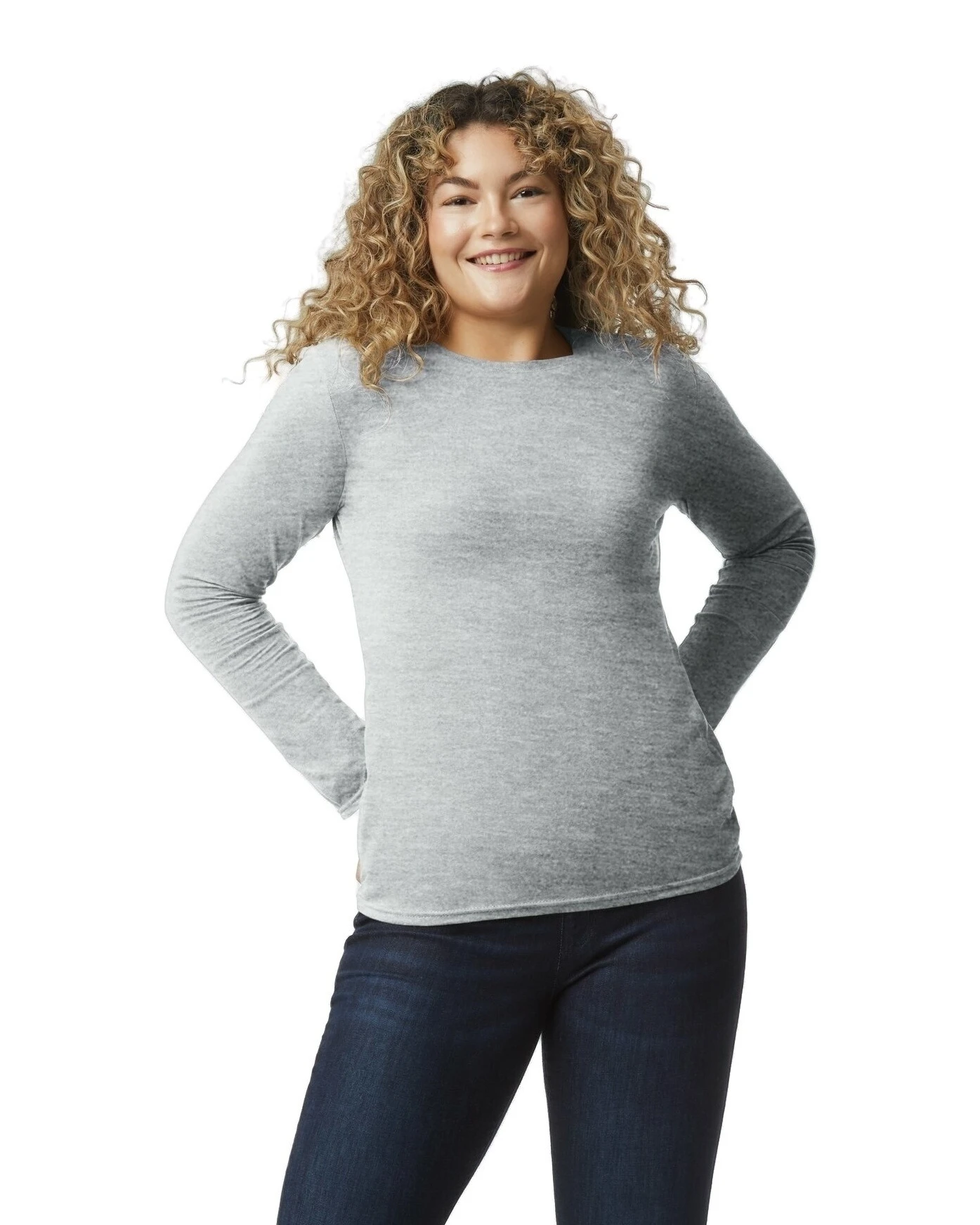 Gildan Adult Unisex Softstyle® 4.5 Oz. Long-Sleeve T-Shirt 7 Gildan Adult Unisex Softstyle® 4.5 Oz. Long-Sleeve T-Shirt - Image 5