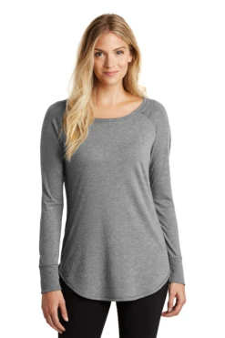District Ladies' Perfect Tri Long Sleeve Tunic Tee 13 District Ladies' Perfect Tri Long Sleeve Tunic Tee -Jiffyshirts Sales Store 174e58895ed1b9