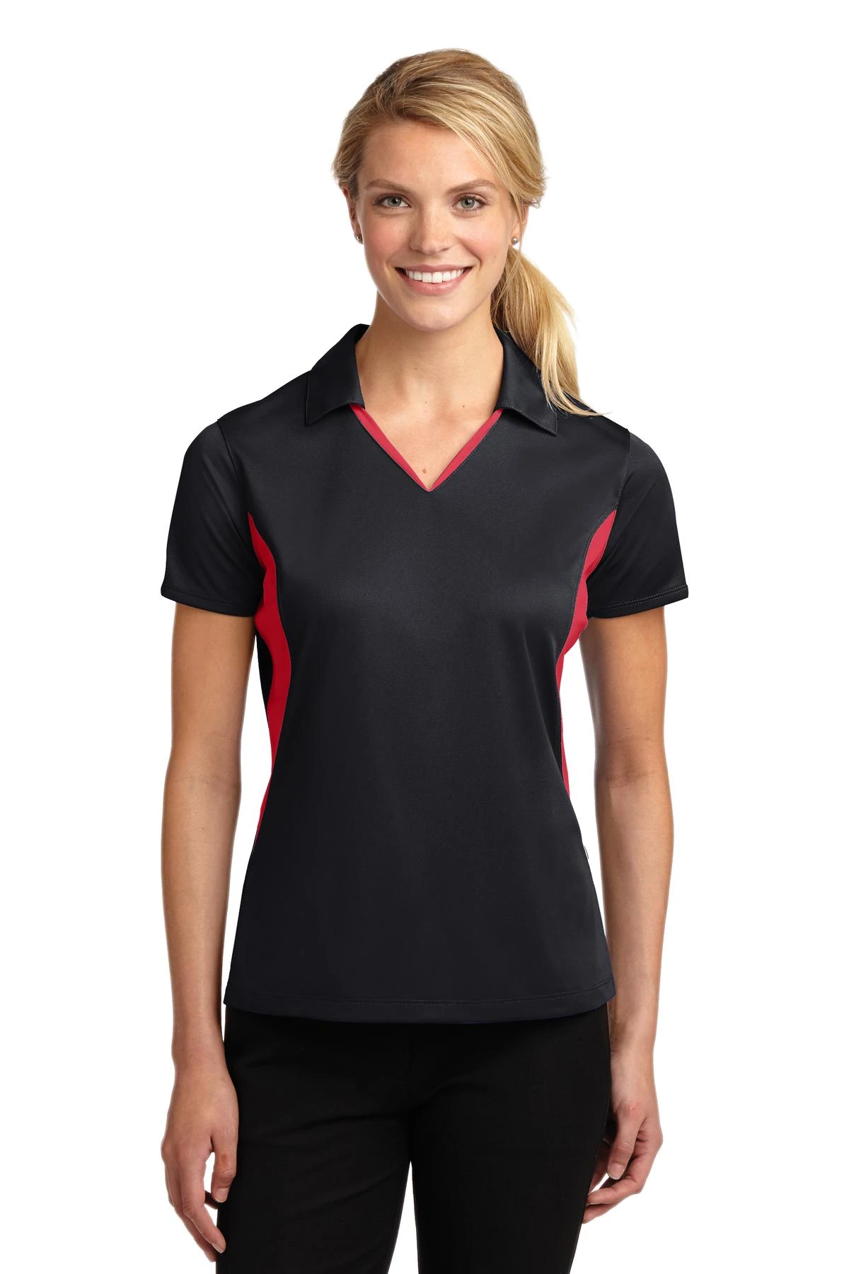 Ladies Side Blocked Micropique Sport-Wick Polo 7 Ladies Side Blocked Micropique Sport-Wick Polo - Image 5