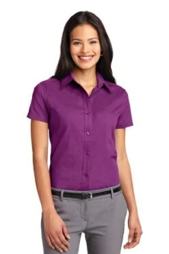 Ladies Short Sleeve Easy Care Shirt 33 Ladies Short Sleeve Easy Care Shirt -Jiffyshirts Sales Store 17c08b7793c677