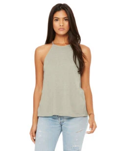 Ladies' Flowy High Neck Tank
