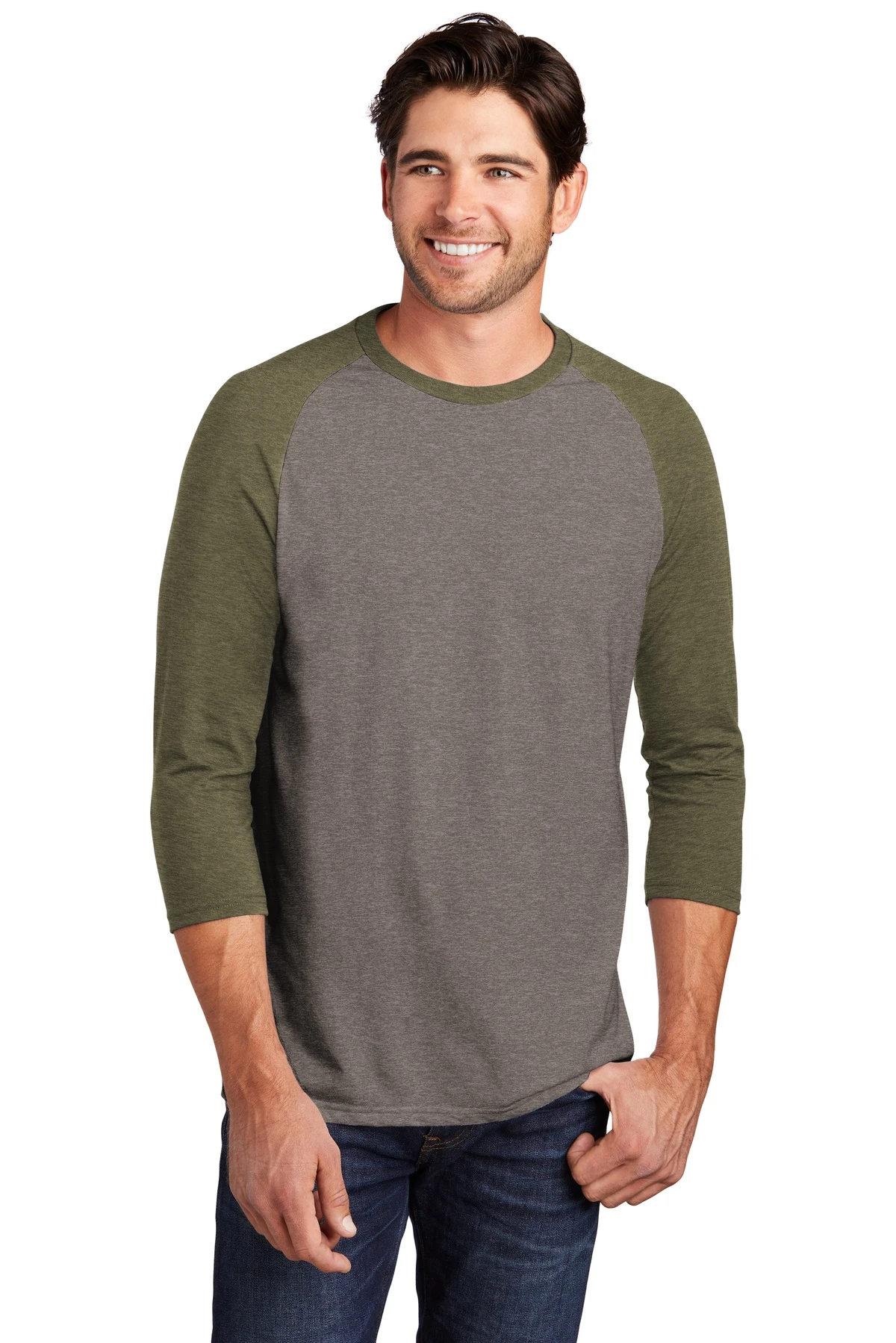 District Unisex Perfect Tri 3/4-Sleeve Raglan 18 District Unisex Perfect Tri 3/4-Sleeve Raglan - Image 16
