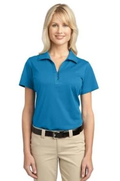 Ladies Tech Pique Polo -Jiffyshirts Sales Store 182b0ef901d466