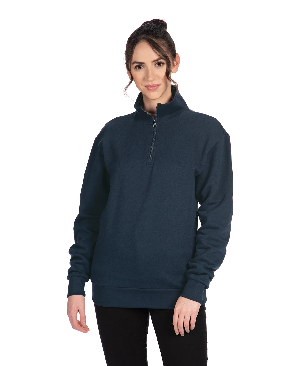 Next Level Unisex Quarter Zip Fleece 6 Next Level Unisex Quarter Zip Fleece - Image 4