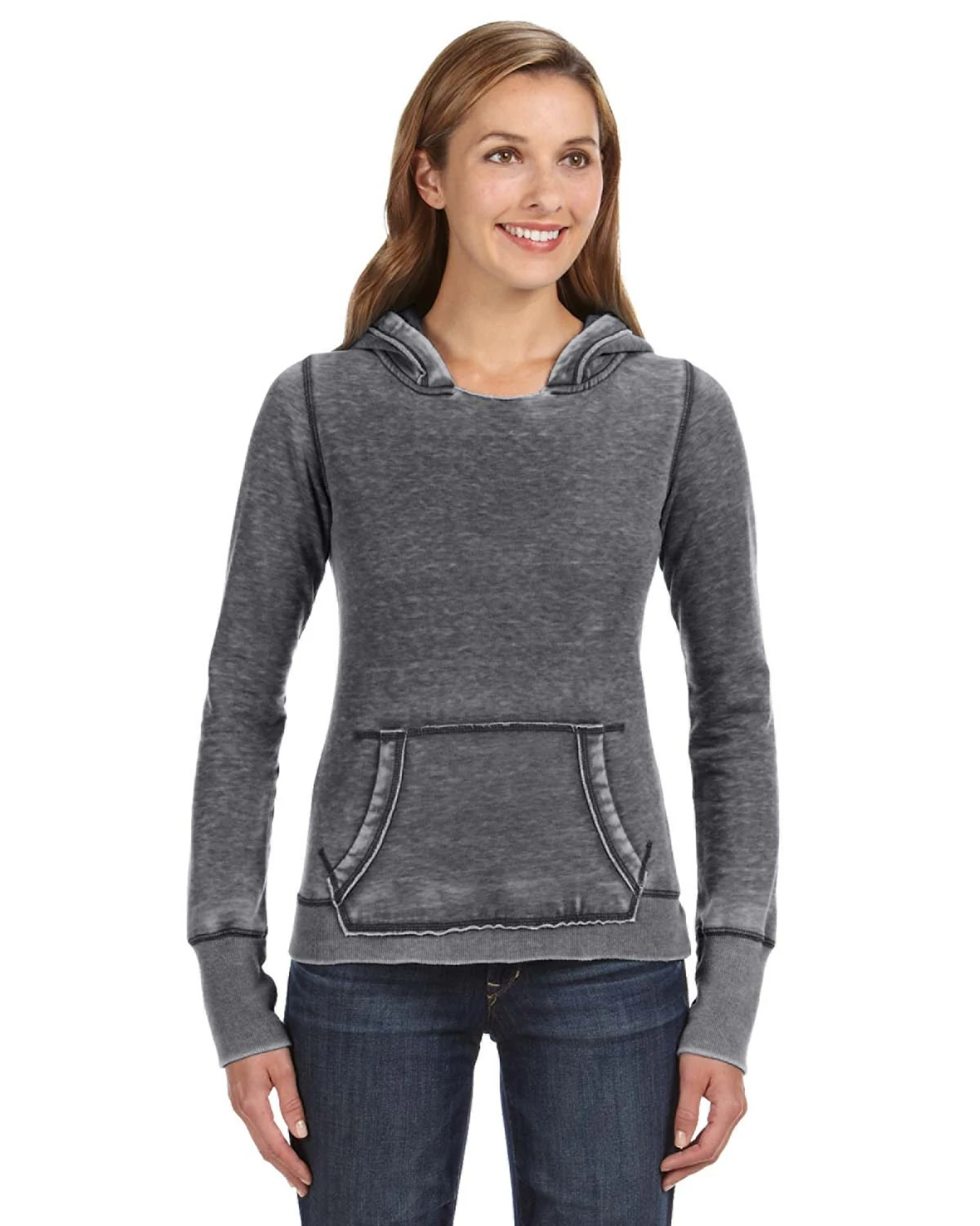 Ladies' Zen Pullover Fleece Hood 6 Ladies' Zen Pullover Fleece Hood - Image 4