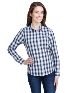 Ladies' Mulligan Check Long-Sleeve Cotton Shirt 11 Ladies' Mulligan Check Long-Sleeve Cotton Shirt -Jiffyshirts Sales Store 186150a8e6f06a
