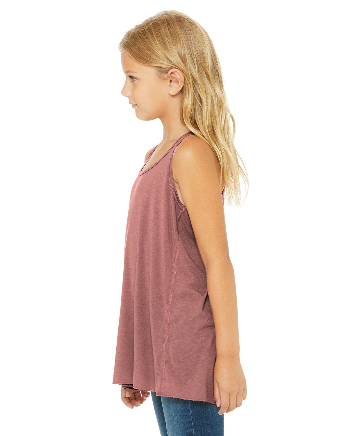 Youth Flowy Racerback Tank 4 Youth Flowy Racerback Tank - Image 2