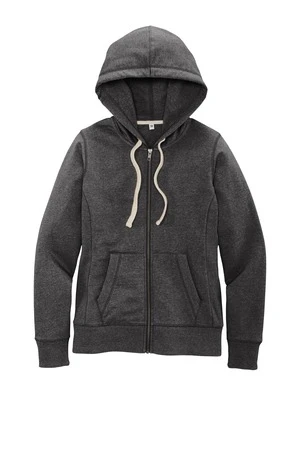 District Women's Re-Fleece Full-Zip Hoodie 8 District Women's Re-Fleece Full-Zip Hoodie - Image 6