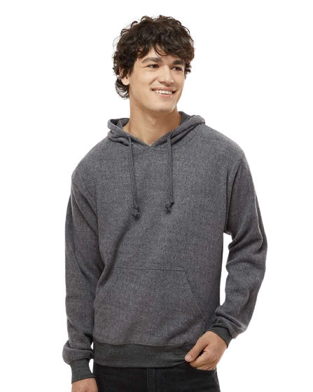 Adult Unisex Flip Side Fleece Hooded Pullover 3 Adult Unisex Flip Side Fleece Hooded Pullover