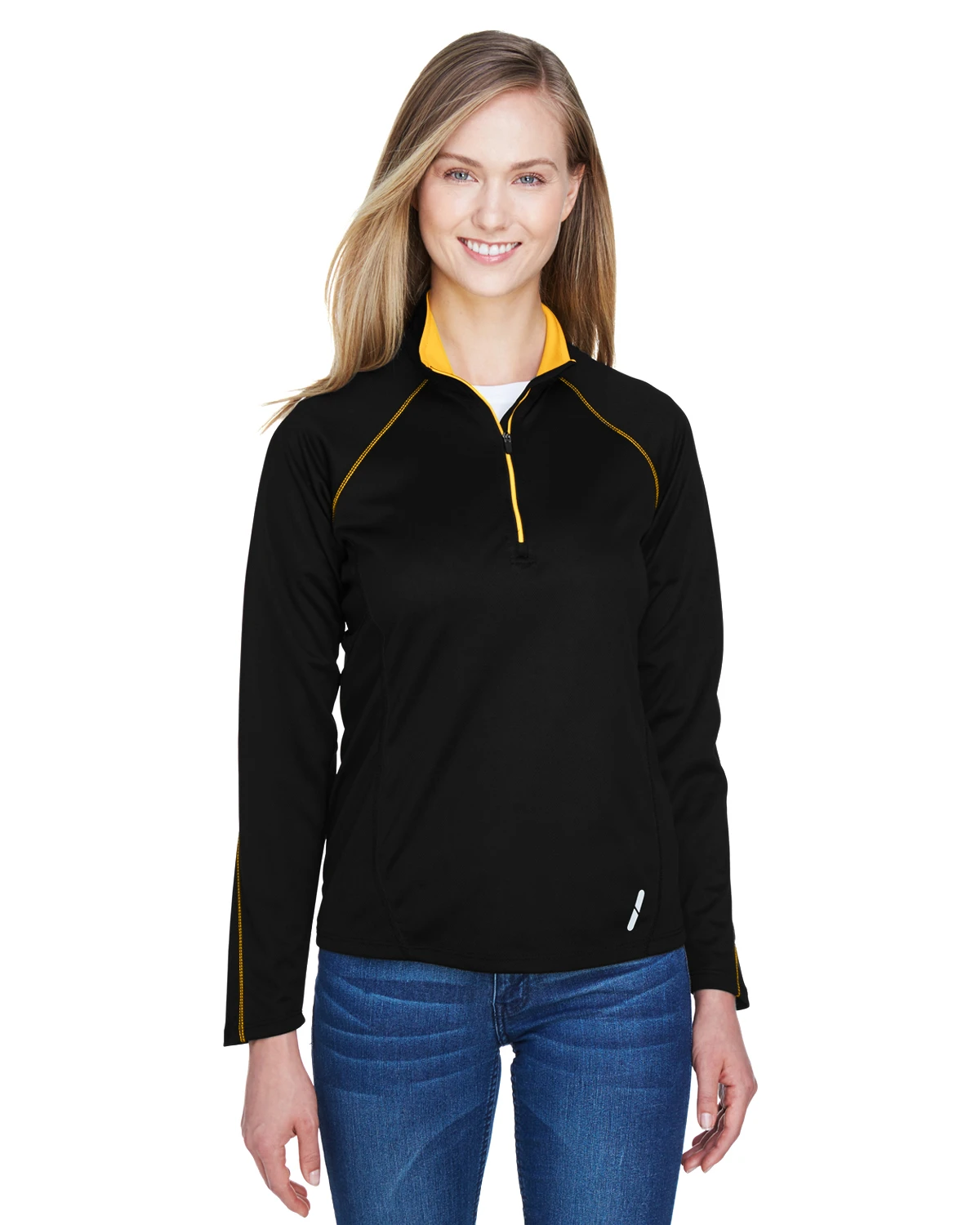 Ladies' Radar Quarter-Zip Performance Long-Sleeve Top 9 Ladies' Radar Quarter-Zip Performance Long-Sleeve Top - Image 7