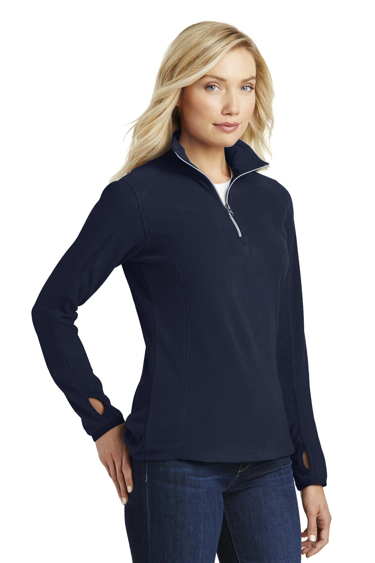 Ladies Microfleece 1/2-Zip Pullover 5 Ladies Microfleece 1/2-Zip Pullover - Image 3