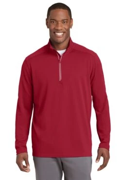 Sport-Wick Textured 1/4-Zip Pullover -Jiffyshirts Sales Store 1af2b36ff66bc9
