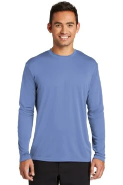 Unisex Long Sleeve Performance Tee -Jiffyshirts Sales Store 1b0e3a30657c0c