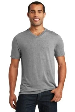 District Unisex Perfect Tri V-Neck Tee -Jiffyshirts Sales Store 1bf3360139e377