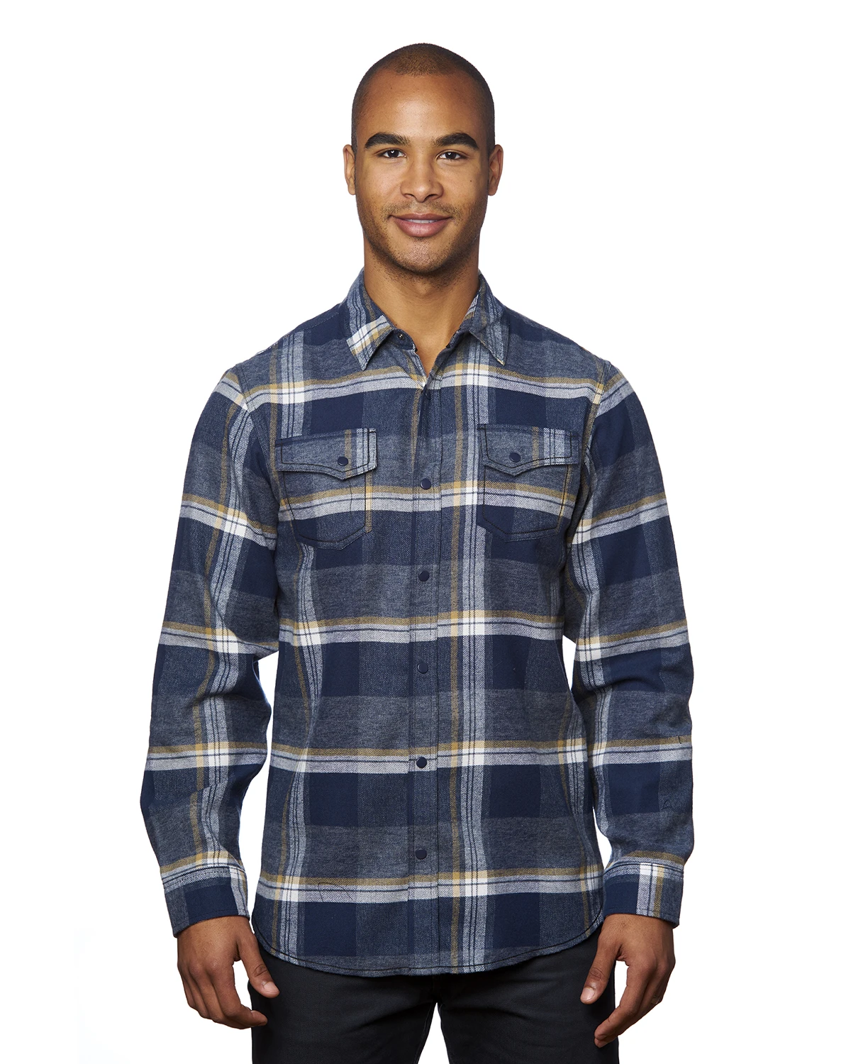 Men's Snap-Front Flannel Shirt 9 Men's Snap-Front Flannel Shirt - Image 7