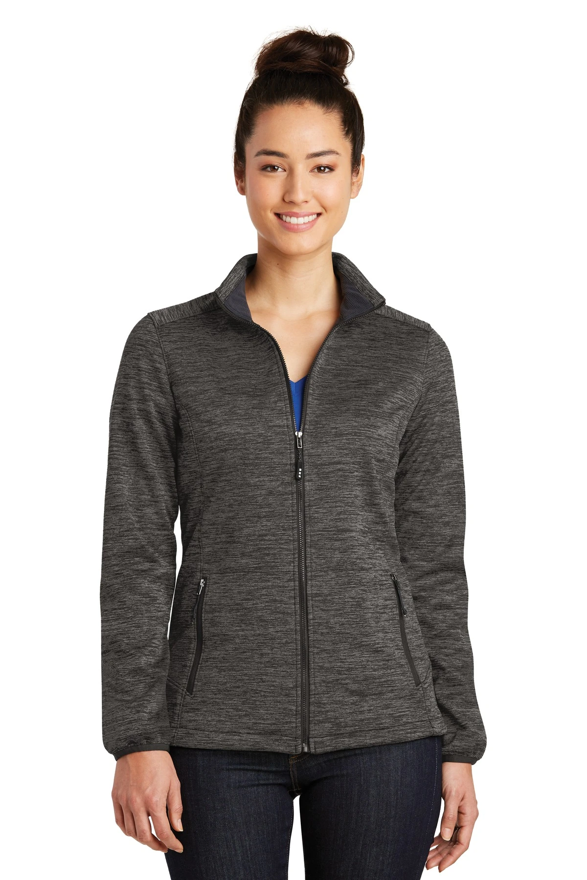 Ladies PosiCharge Electric Heather Soft Shell Jacket 6 Ladies PosiCharge Electric Heather Soft Shell Jacket - Image 4