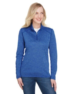 Ladies' Tonal Space-Dye Quarter-Zip 13 Ladies' Tonal Space-Dye Quarter-Zip -Jiffyshirts Sales Store 1d26caadb41df3