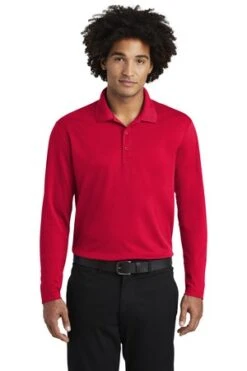 Men's PosiCharge RacerMesh Long Sleeve Polo 23 Men's PosiCharge RacerMesh Long Sleeve Polo -Jiffyshirts Sales Store 1d4b86420595f9