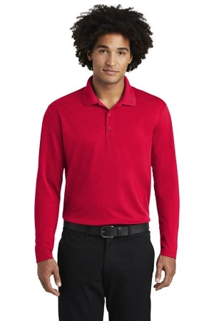 Men's PosiCharge RacerMesh Long Sleeve Polo 12 Men's PosiCharge RacerMesh Long Sleeve Polo - Image 10