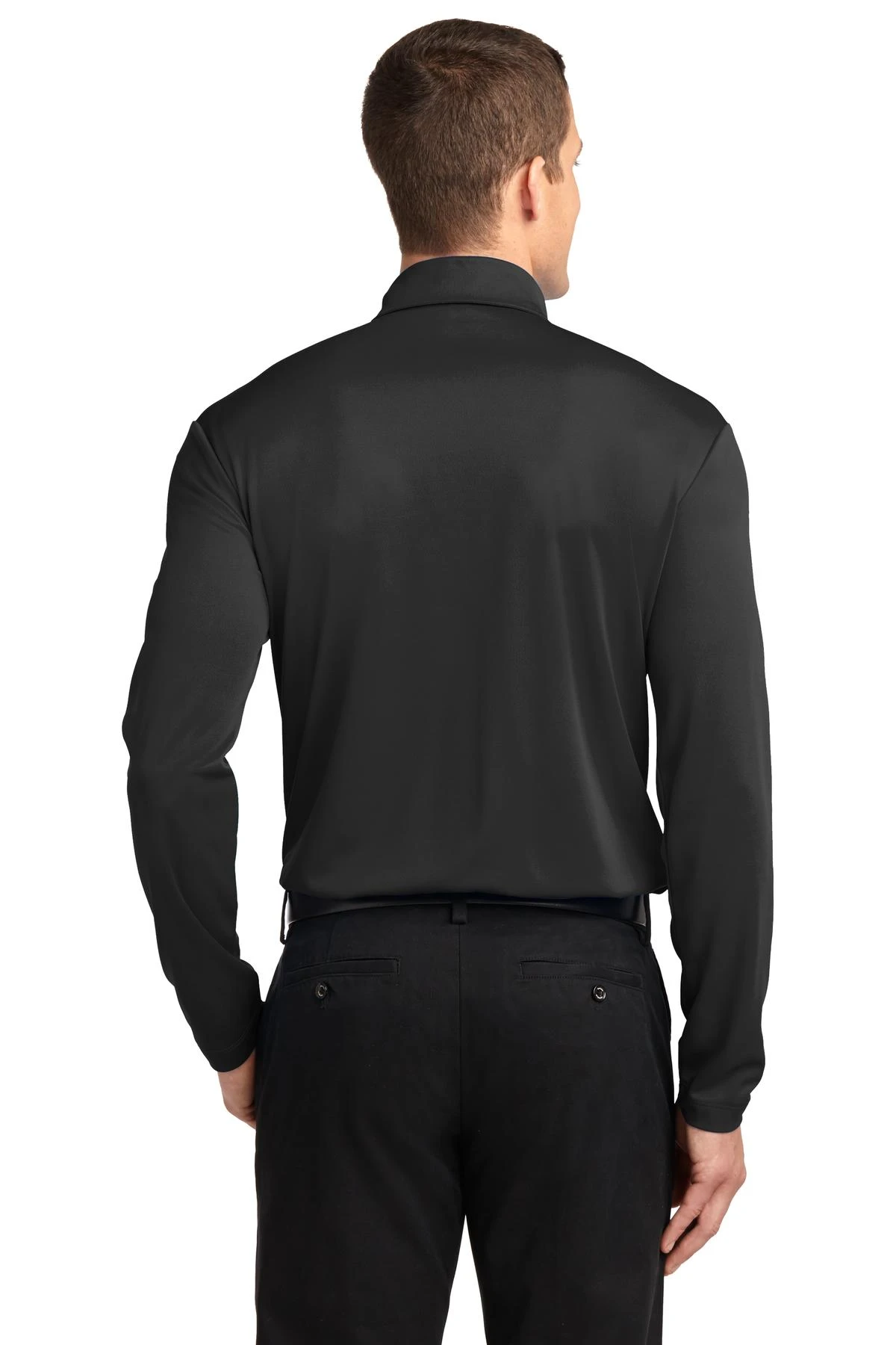 Silk Touch Performance Long Sleeve Polo 4 Silk Touch Performance Long Sleeve Polo - Image 2