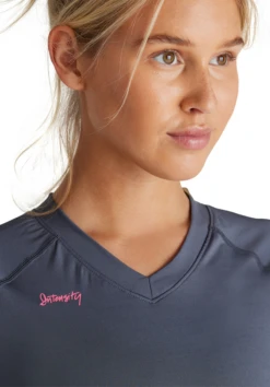 Women's Vee Neck Long Sleeve -Jiffyshirts Sales Store 1d880469125a5a